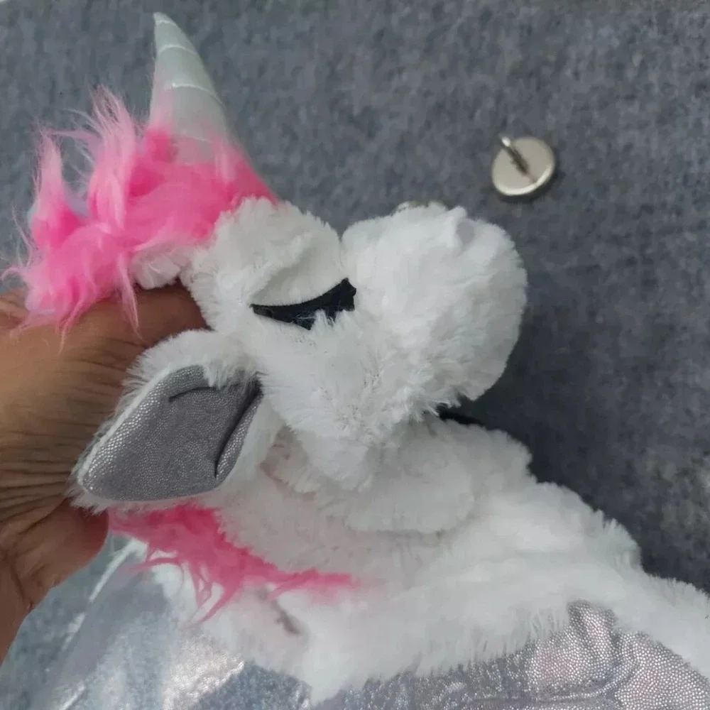 Unicorn Costume Baby 0-6M White Purple Hooded Wings Storybook Fantasy‎ Dress Up